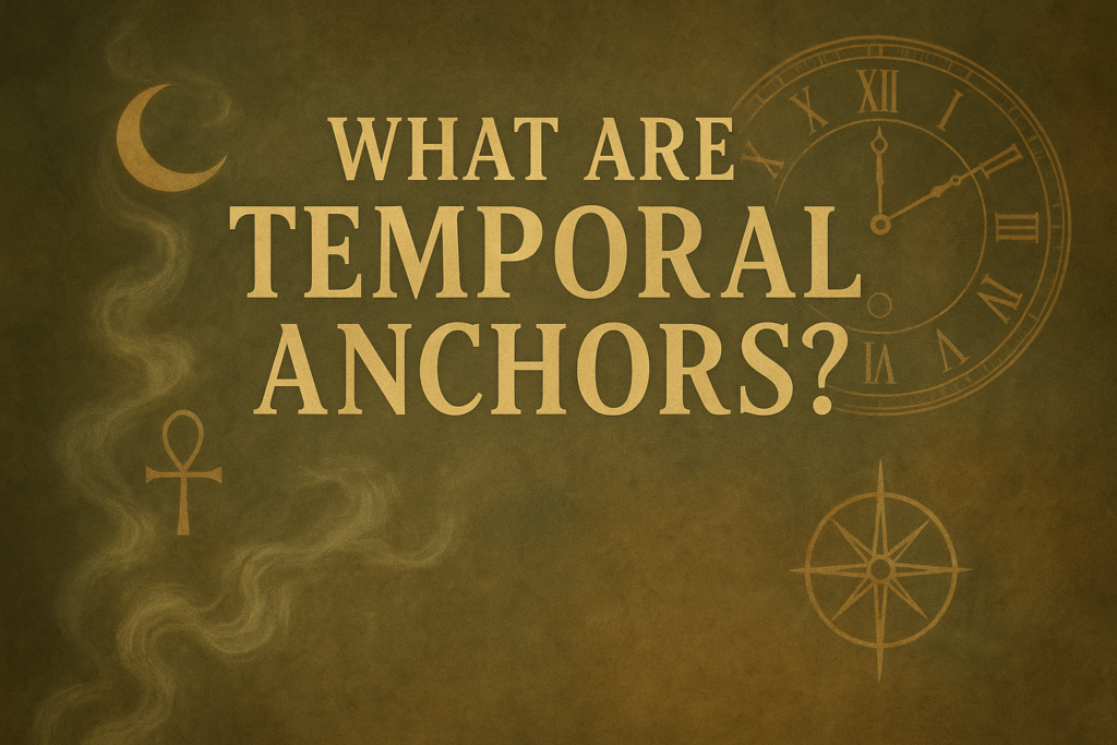 What Are Temporal Anchors