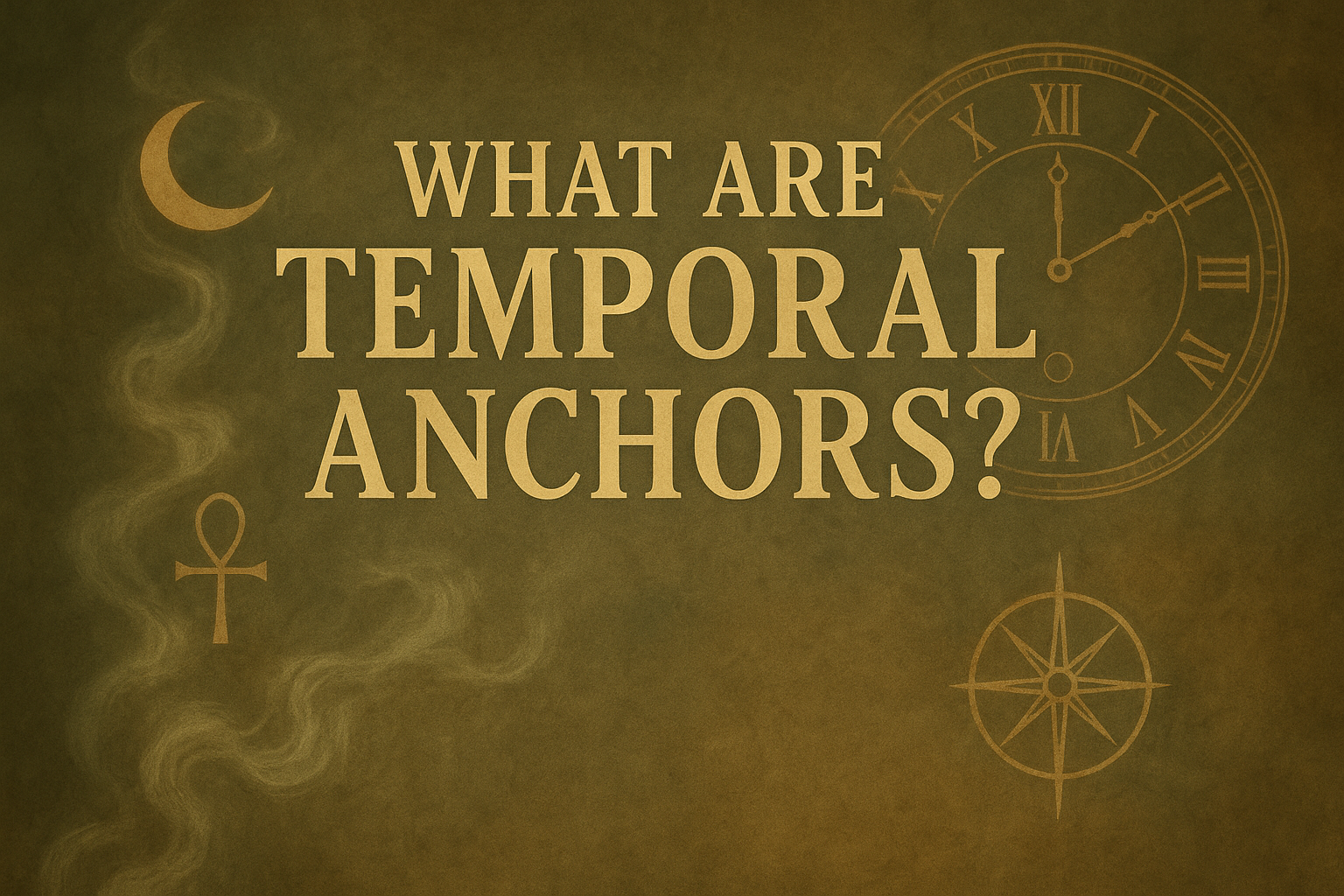 What Are Temporal Anchors? Why You Can’t Save Everyone in History